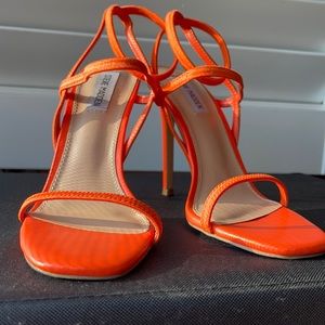 Steve Madden Orange Heels
